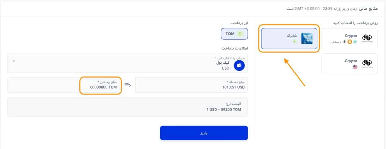 آموزش واریز ریالی در ای پلنت بروکر مرحلهی دوم